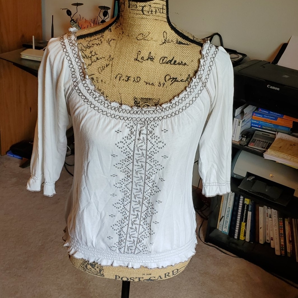Energie boho chic blouse size Medium